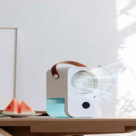 Porodo Lifestyle Water - Ice Nano Mist Cooling Fan - White